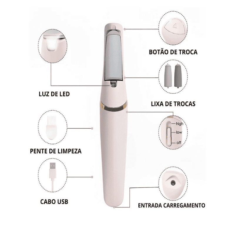 Lixa Fácil Recarregável