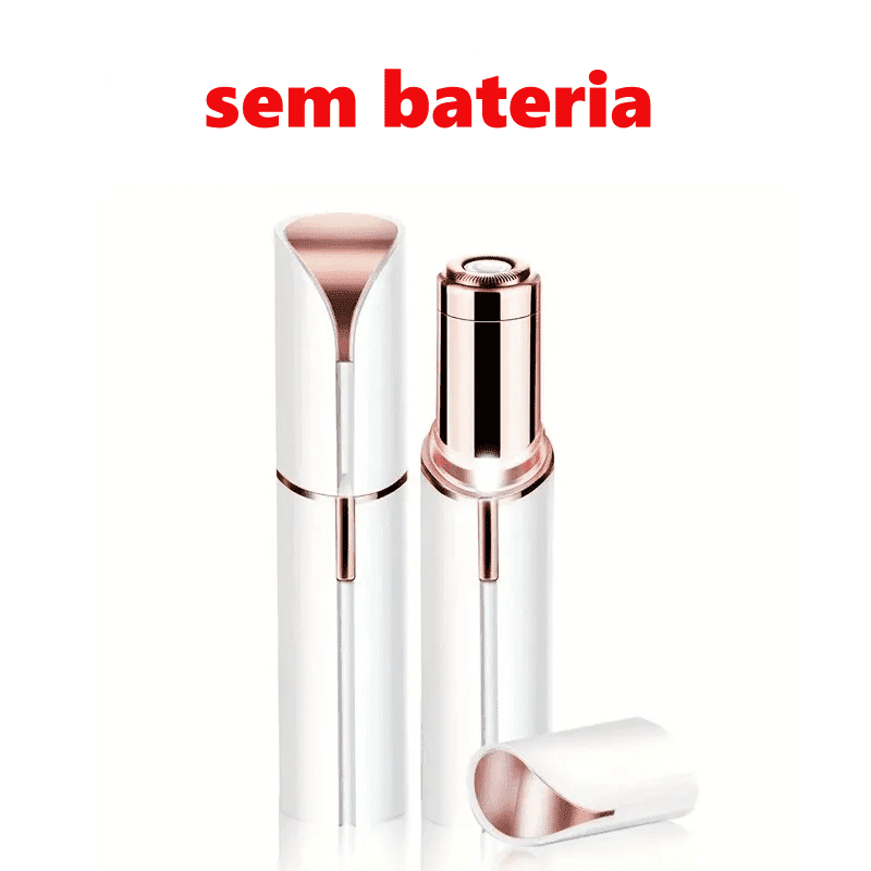 Glam Liss removedor de pelos elétrico em forma de batom portátil para mulheres