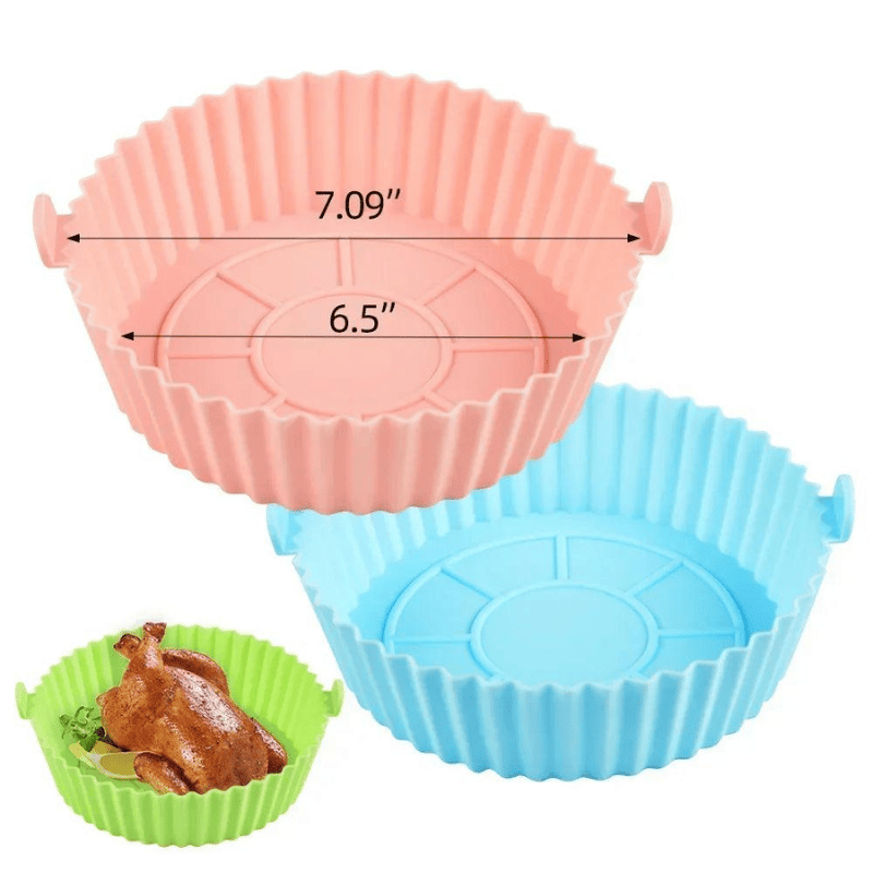 Silicone Chef recipiente reutilizável de silicone para fritadeira