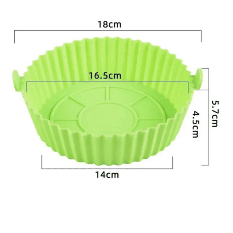 Silicone Chef recipiente reutilizável de silicone para fritadeira