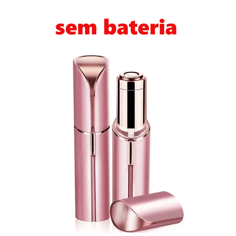 Glam Liss removedor de pelos elétrico em forma de batom portátil para mulheres